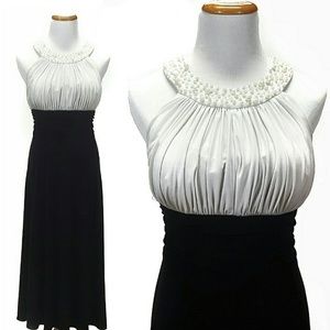 J. Howard Pearl Neckline Formal